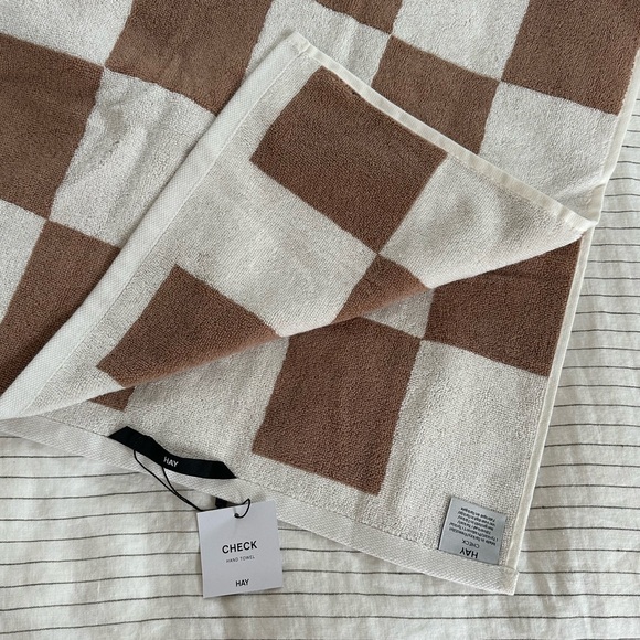 HAY Design Checkered Hand Towel NWT - Picture 2 of 5